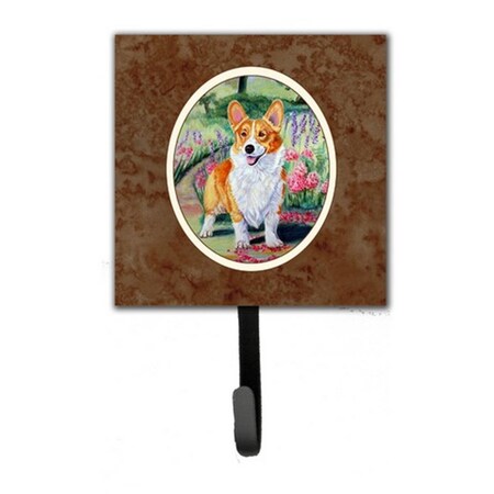 Carolines Treasures Pembroke Corgi Springtime Leash or Key Holder 7077SH4